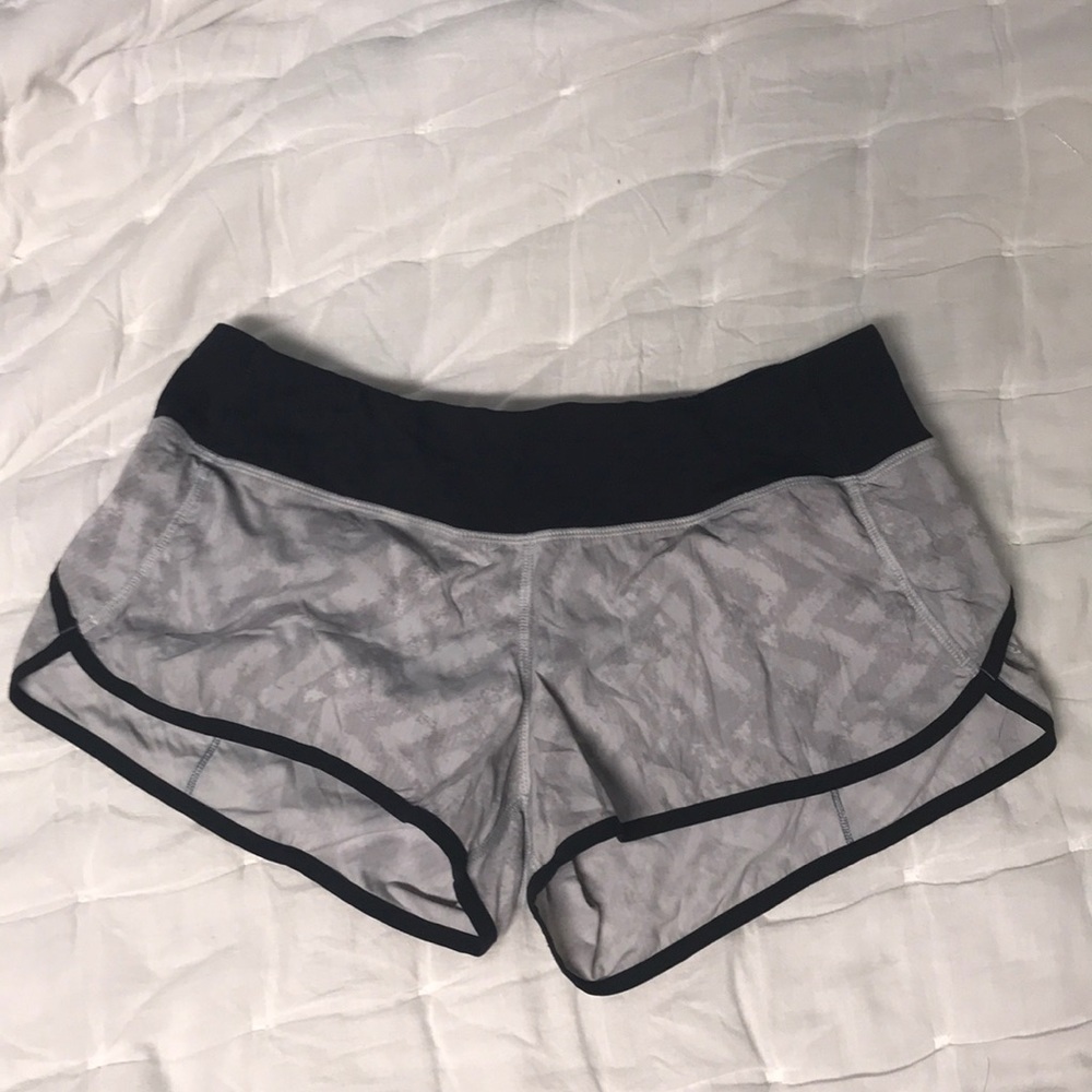 Grey lululemon shorts size 8